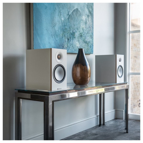 Monitor Audio Bronze 50 7G Bookshelf Speakers, (Pair) black - lifestyle - 2