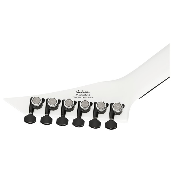 Jackson American Series Rhoads RR24 HT EB, Snow White - headstock  back 