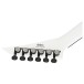 Jackson American Series Rhoads RR24 HT EB, Snow White - headstock  back 