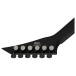 Jackson American Series Rhoads RR24 HT EB, Satin Black - headstock back 