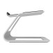 Kanto SE2 Elevated Desktop Speaker Stands (Small), White - Side