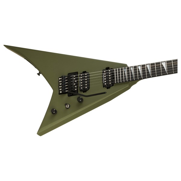 Jackson American Series RhoadsRR24 EB, Matte Army Drab - body and neck 