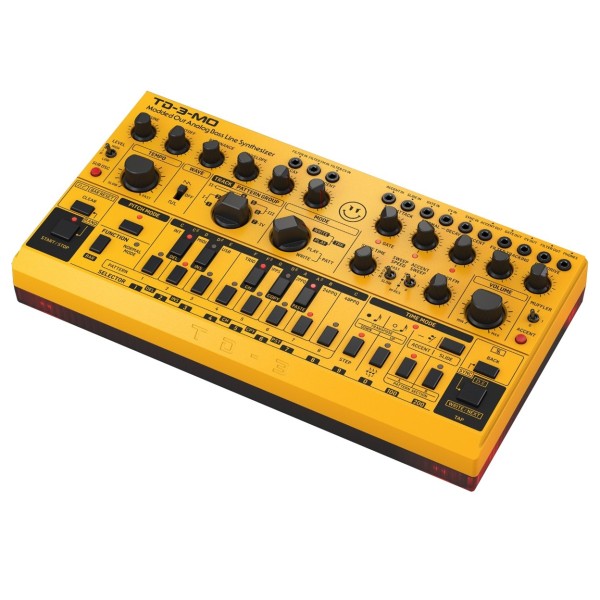 Behringer 303 Analog Bass Line Synthesizer - Angled 2