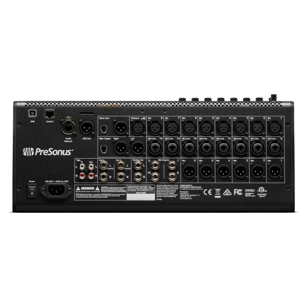 StudioLive SE16 Digital Mixing Console - Rear
