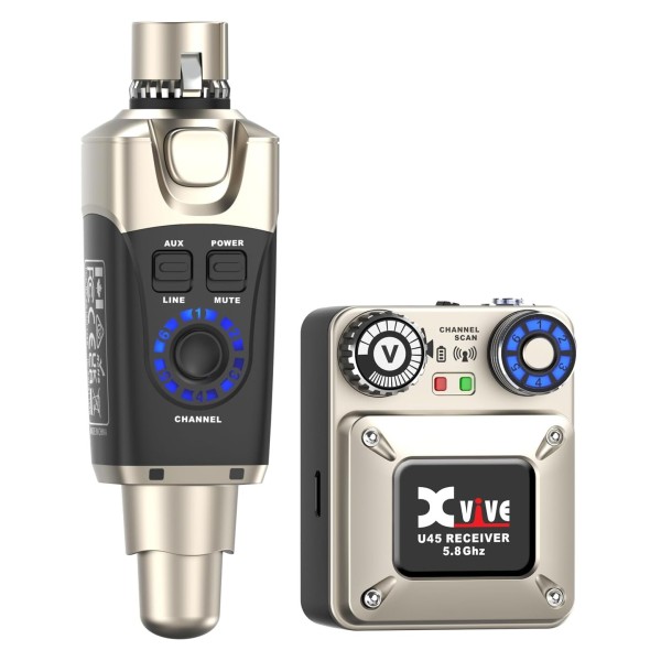 Xvive U45 5.8GHz In-Ear Monitor Wireless System, Set