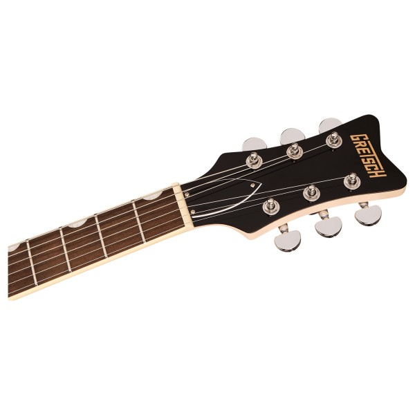 Grestch Streamliner Jet Club 1 Pickup LRL, Shell Pink - headstock 
