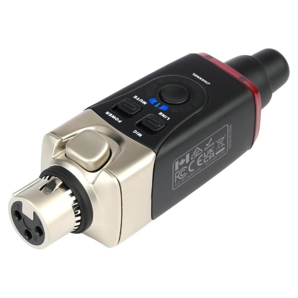 Xvive U35 5.8GHz Microphone Wireless System XLR Plug Detail