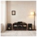 Norstone Oslo Vinyl 1200 Cabinet, White / Clear Oak - lifestyle 1