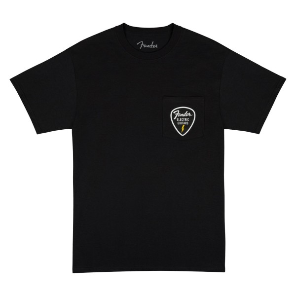 Fender Pick Patch Pocket Tee, Black, XL
