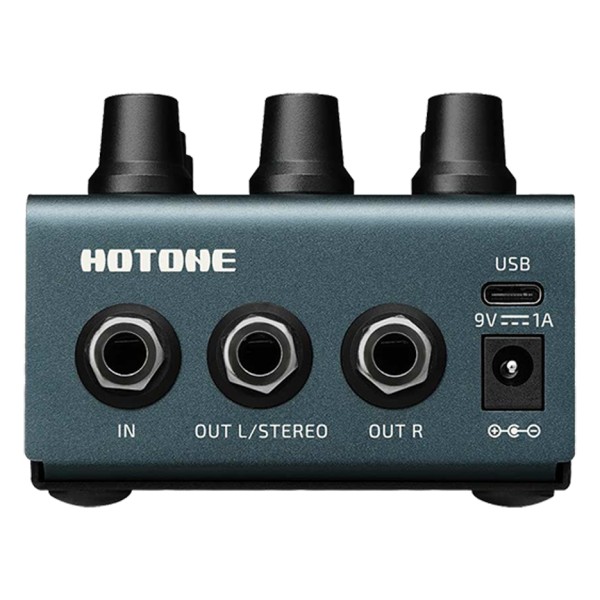 Hotone Verbera Convolution Dual Reverb Pedal - inputs