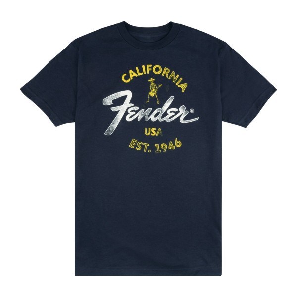 Fender Baja Blue T-Shirt Blue M