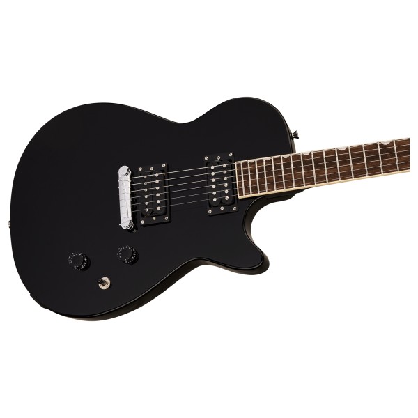Grestch Streamliner Jet Club LRL, Jet Black - body and neck 