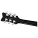 Grestch Streamliner Jet Club LRL, Jet Black  - headstock back 