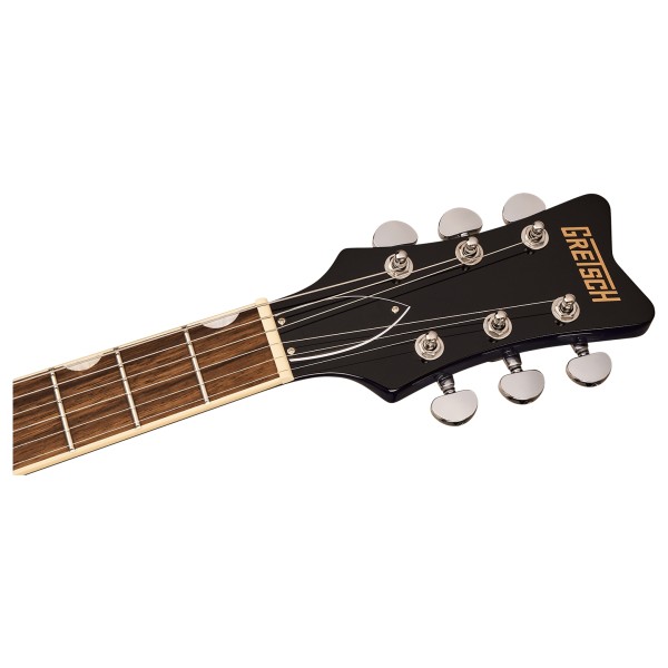 Grestch Streamliner Jet 1 Pickup LRL, Midnight Blue - headstock 