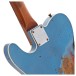 Fender Custom Shop LTD Cunife Tele Custom Heavy Relic, Aged Lake Placid Blue Over 3-Tone Sunburst - body back 