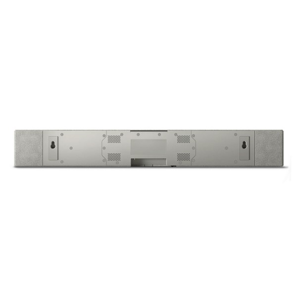 KEF XIO Soundbar, Silver Grey - rear 