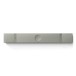 KEF XIO Soundbar, Silver Grey - top 