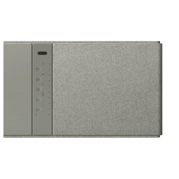KEF XIO Soundbar, Silver Grey - buttons 