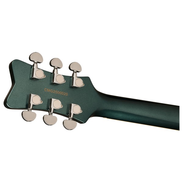 Grestch Streamliner Jet LRL, Gunmetal - headstock back 