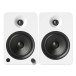 Kanto YU6 Bookshelf Speakers, White - Front