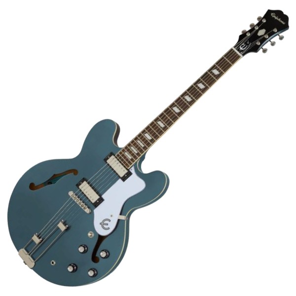 Epiphone Riviera, Pelham Blue at Gear4music