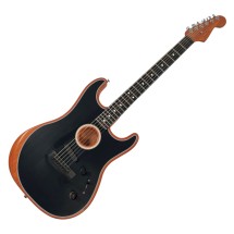 Fender American Acoustasonic Stratocaster, Black - Secondhand