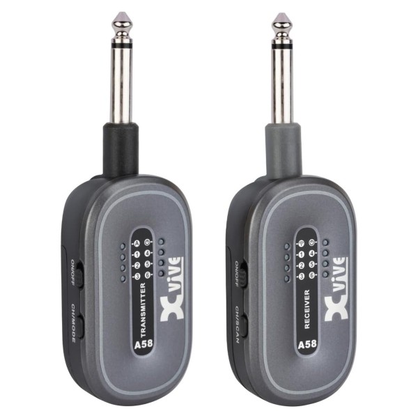 Xvive A58 5.8GHz Wireless Guitar System Transmitter and Receiver