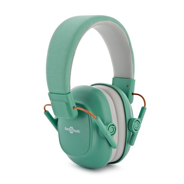 Children's Coloured Ear Defenders by Gear4music, Mint