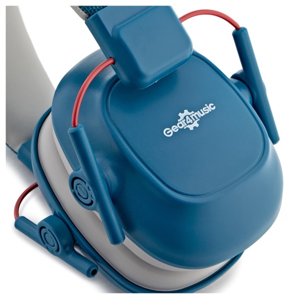 Children's Coloured Ear Defenders by Gear4music, Blue