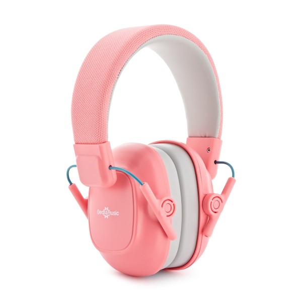 Children's Coloured Ear Defenders by Gear4music, Pink