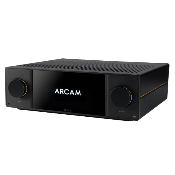 Arcam Radia SA45 Streaming Integrated Amplifier, Black Side View