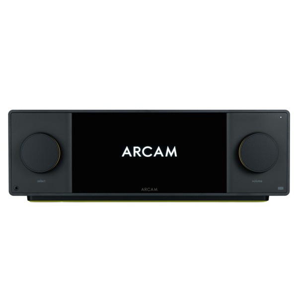 Arcam Radia SA45 Streaming Integrated Amplifier, Black Front View