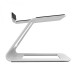 Kanto SE6 Elevated Desktop Speaker Stands (Large), White - Side (Single)