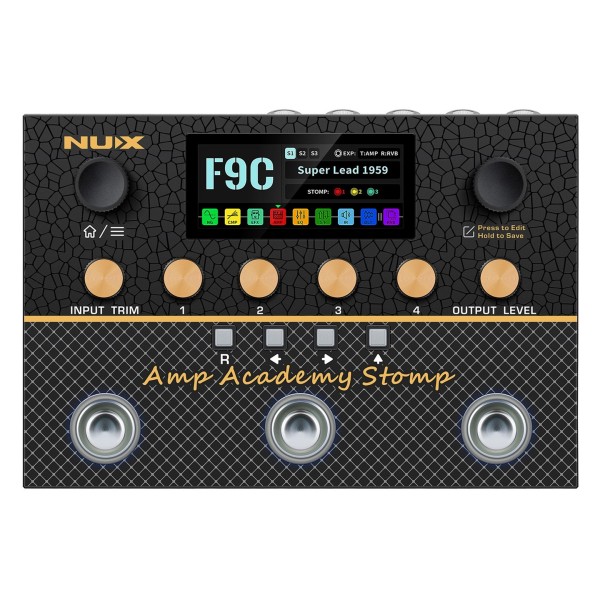NUX Amp Academy Stomp Top View