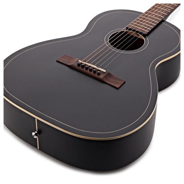 Hartwood Artiste Parlour Guitar, Satin Black