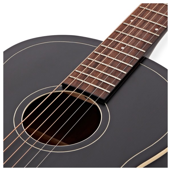 Hartwood Artiste Parlour Guitar, Satin Black