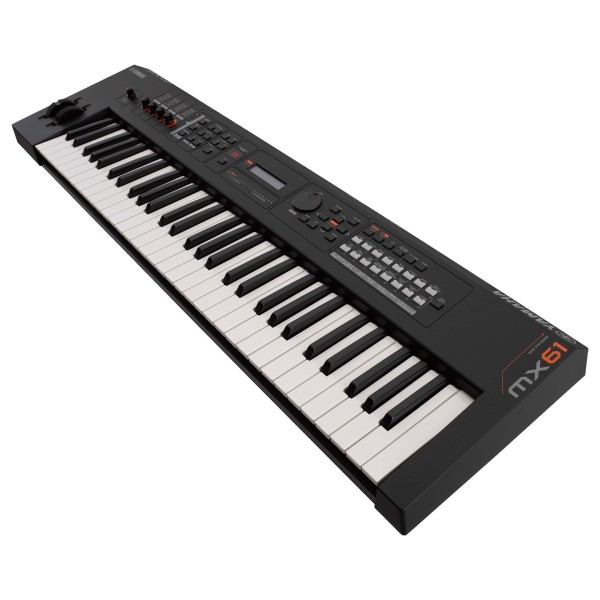 Yamaha MX61 II Music Production Synthesizer, Black - Side