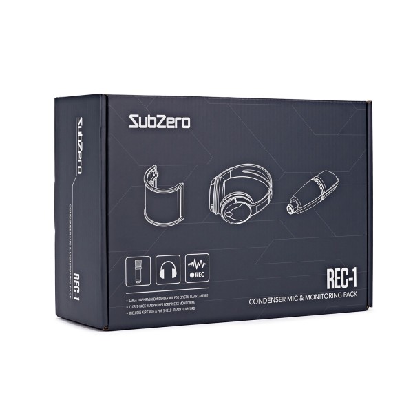 SubZero REC-1 Condenser Mic & Monitoring Pack