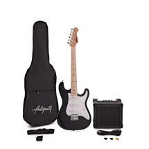 Antiquity Mini ST Guitar & Amp Pack, Black