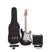 Antiquity Mini St Guitar & Amp Pack, Black