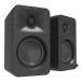 Kanto Ora Powered Reference Desktop Speakers with Bluetooth, Black - Angled 2