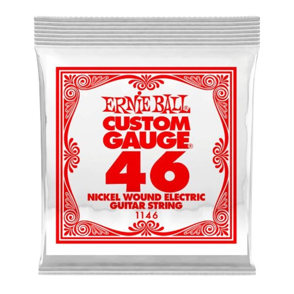 Ernie Ball 1146 Nickel Wound Electric Single String, 46