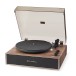 Crosley Stave Turntable, Walnut - Angled