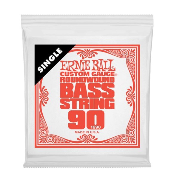 Ernie Ball 1690 Nickel Wound Bass Single String, 90