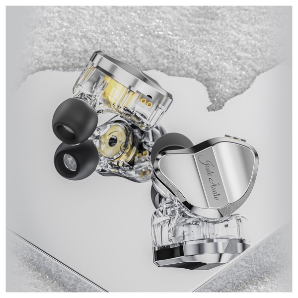FiiO JD1 In-Ear Earphones, Silver - Beauty image