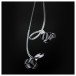 FiiO JD1 In-Ear Earphones, Black - Beauty image, hanging down