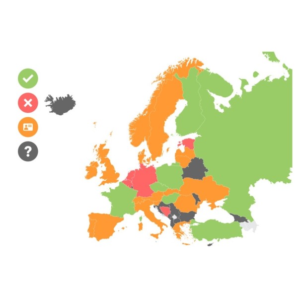 606 - 614 MHz Wireless Frequency Licensing Map