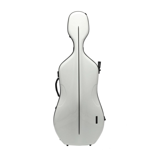 Gewa Air 3.9 Anniversary Cello Case, White and Black