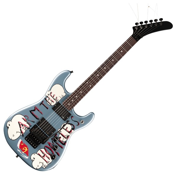 Fender Tom Morello Arm The Homeless Stratocaster RW, Blue Ice