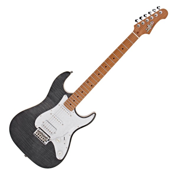 Jet Guitars JS-450 Roasted Maple, Transparent Black
